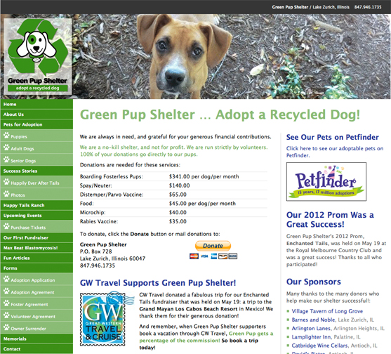 Green Pup Shelter Home